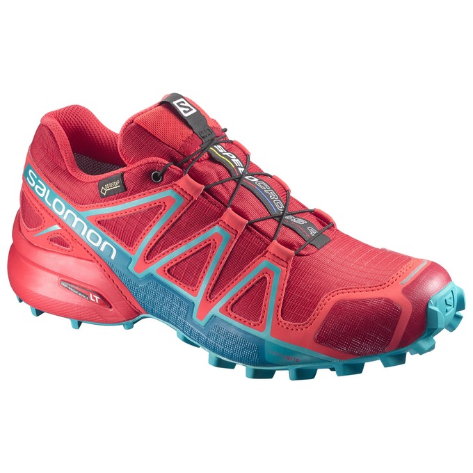 Salomon SPEEDCROSS 4 GTX® W Zapatillas Trail Running Mujer - Rojas - Colombia (18576-COUS)